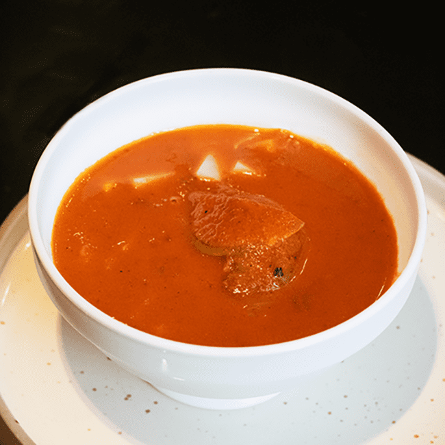 platillo cremad e jitomate rostizado